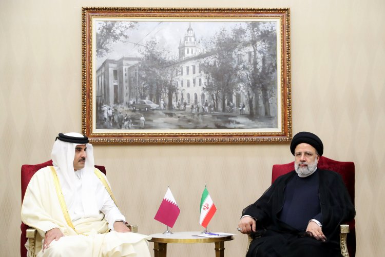 تاکید رئیس جمهور و امیر قطر بر ارتقای روابط دو کشور به سطح راهبردی
