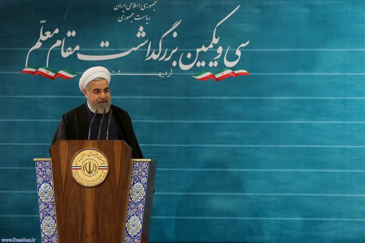 متن سخنان رییس جمهوری در آیین نکوداشت مقام معلم