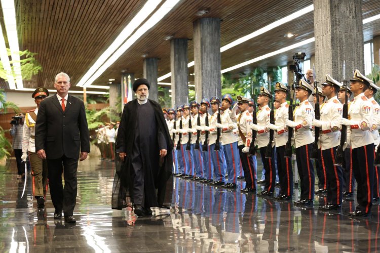 استقبال رسمی رئیس جمهور کوبا از دکتر رئیسی