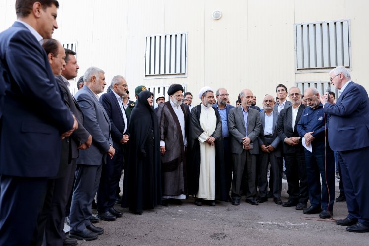 افتتاح واحد گازی نیروگاه سیکل‌ترکیبی خودمصرف بوتیا با حضور دکتر رئیسی