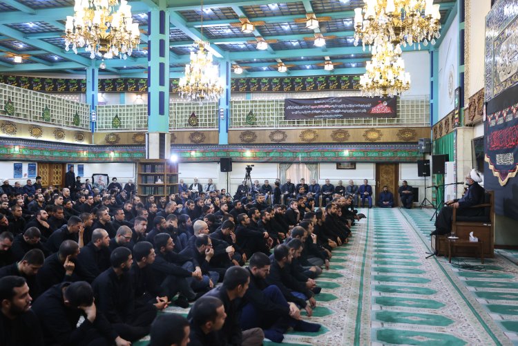 مراسم عزاداری شام غریبان شهدای کربلا با حضور دکتر رئیسی
