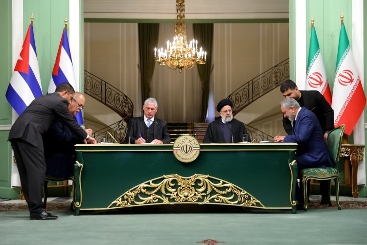 امضای بیانیه مشترک تعمیق روابط راهبردی و دوجانبه میان دکتر رئیسی و میگل دیاز کانل/ 7 سند و تفاهم‌نامه همکاری میان ایران و کوبا به امضا رسید
