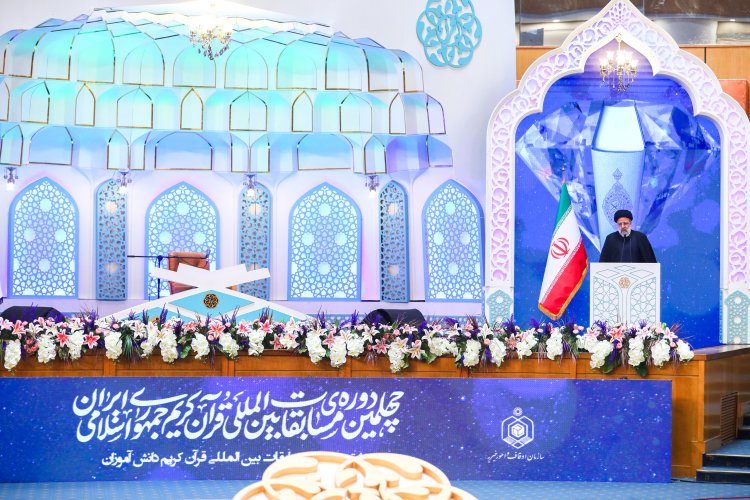 امروز وظیفه همه حافظان و قاریان قرآن روشنگری در جامعه با آیات نورانی قرآن کریم است/ این گردهمایی می‌تواند منادی تشکیل امت واحده و مقاومت در مقابل ظلم در جهان باشد/ ظلم امروز بر مردم غزه ناشی از مهجوریت قرآن در میان کشورهای اسلامی است