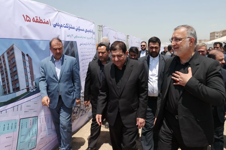 بازدید دکتر مخبر از عملیات اجرایی احداث 200 هزار واحد مسکونی طرح نهضت ملی مسکن در شهر تهران/ بهره‌برداری از 15 هزار واحد نوسازی شده در بافت فرسوده