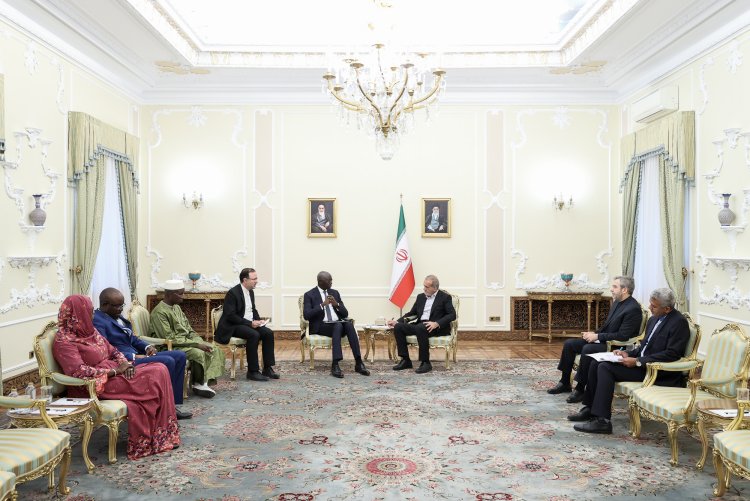 دکتر پزشکیان: ایران علاقمند به گسترش تعاملات اقتصادی و سیاسی با سنگال است/ آمادو مامه ژوپ: سنگال خواستار بهره‌گیری از دانش، تخصص و تجارب ایران در بخش انرژی، بهداشت و درمان و آموزش است.
