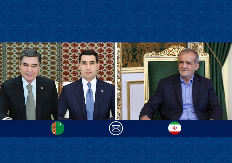 پیام‌های تبریک جداگانه دکتر پزشکیان به رهبر ملی و رئیس جمهور ترکمنستان
