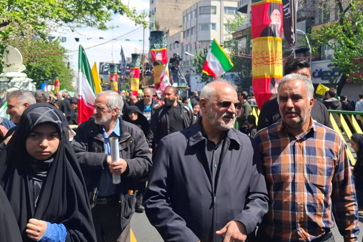 حضور دکتر حاجی‌میرزایی در آیین چهلمین روز شهادت رهبر معظم انقلاب اسلامی 