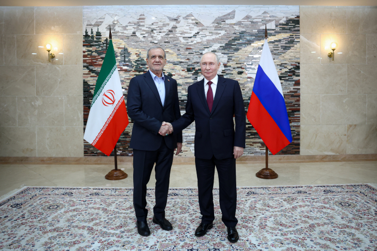 دیدار روسای جمهور ایران و روسیه
