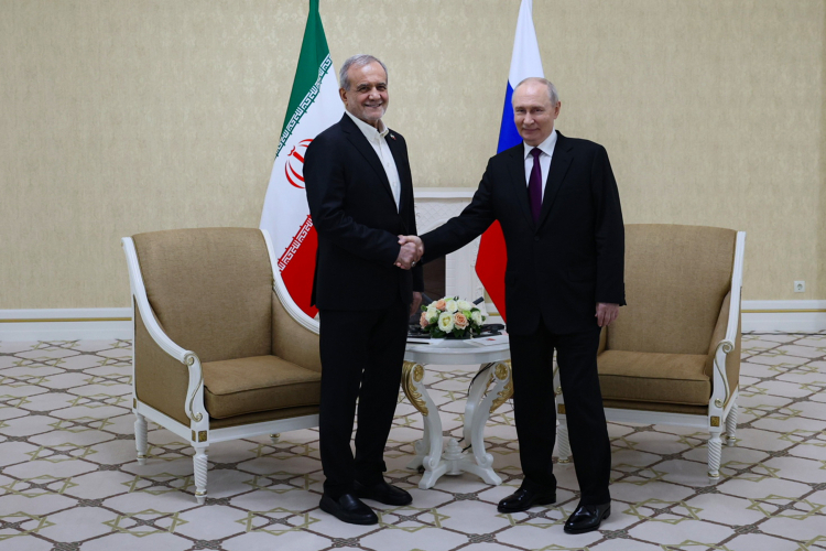 دیدار روسای جمهور ایران و روسیه