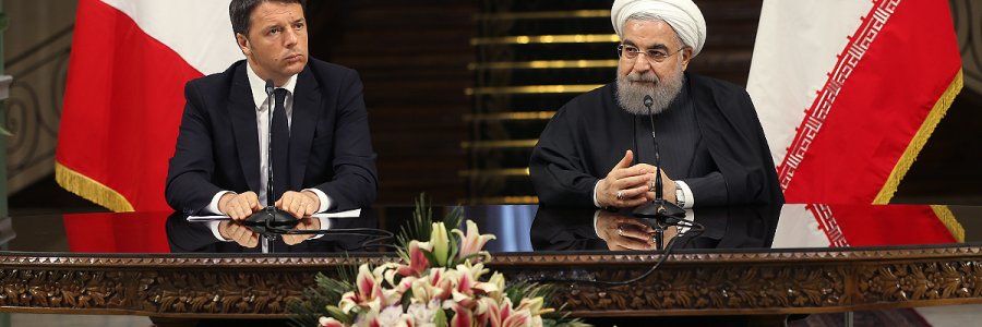 مصاحبه مطبوعاتی مشترک با نخست وزیر ایتالیا