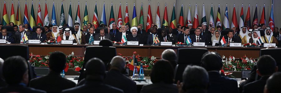 سخنرانی رییس‌جمهوری در جمع سران سازمان همکاری اسلامی