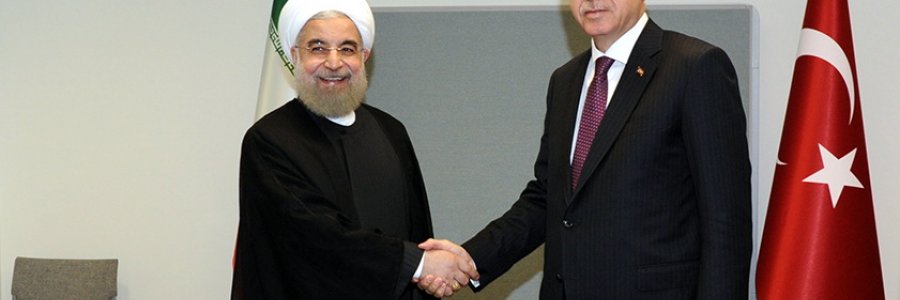  دکتر روحانی در دیدار رییس جمهور ترکیه