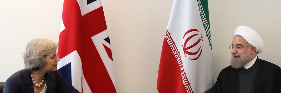  دکتر روحانی در دیدار نخست وزیر انگلیس