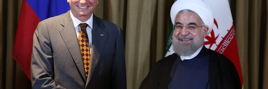 دکتر روحانی در دیدار با رییس جمهور اسلوونی