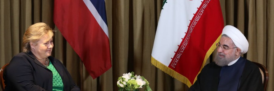 دکتر روحانی در دیدار با نخست وزیر نروژ