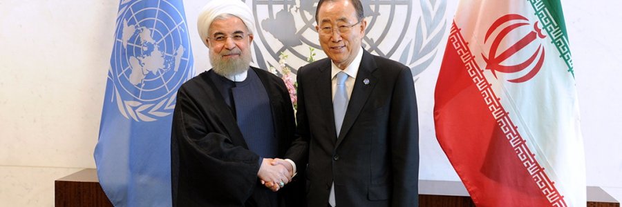 دکتر روحانی در دیدار دبیر کل سازمان ملل متحد