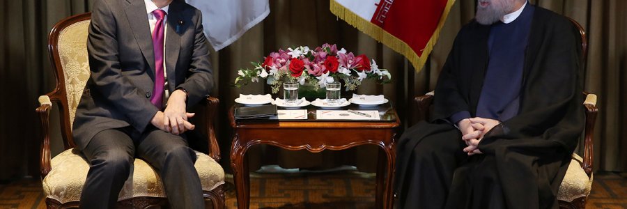 دکتر روحانی در دیدار نخست وزیر ژاپن