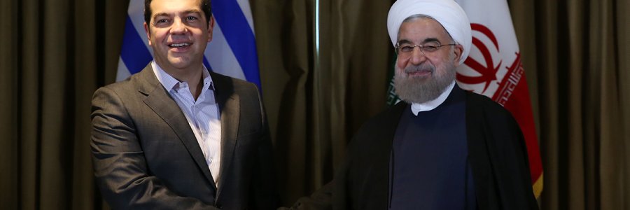  دکتر روحانی دردیدار نخست وزیر یونان