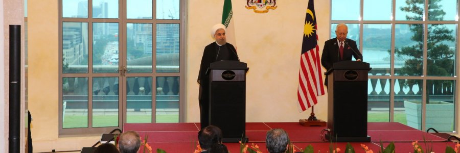 نشست خبری مشترک با نخست وزیر مالزی