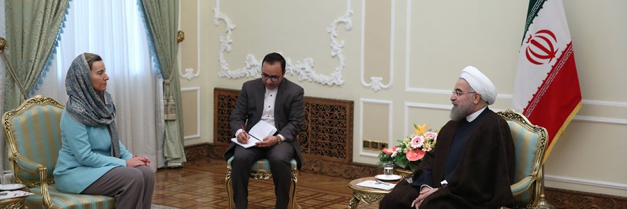 دیدار مسئول سیاست خارجی اتحادیه اروپا