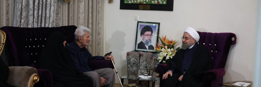 دیدار با خانواده شهیدان حسین و ابراهیم لآلی