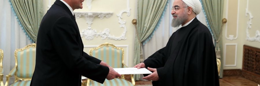 تقدیم استوارنامه سفیر آلمان