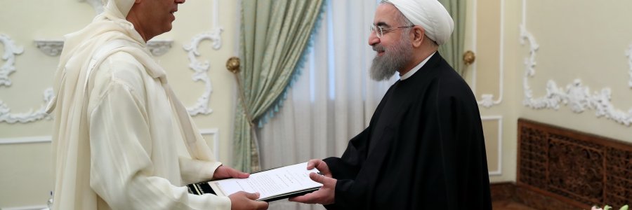 تقدیم استوارنامه سفیر مغرب