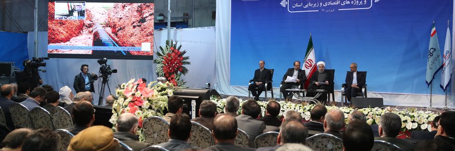 افتتاح طرح‌های اقتصادی و زیربنایی استان کردستان