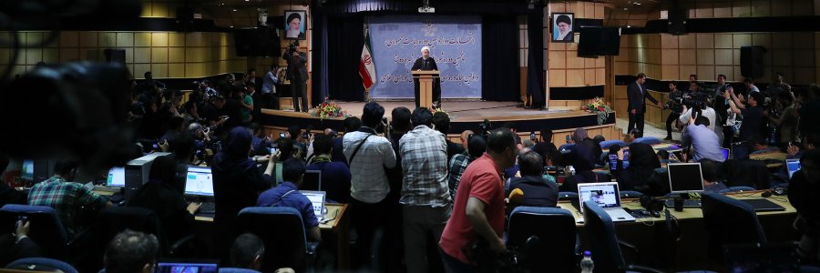 بیانات دکتر روحانی پس از ثبت نام در دوازدهمین دوره انتخابات ریاست جمهوری