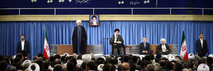 دیدار مسوولان نظام و سفرای کشورهای اسلامی با مقام معظم رهبری