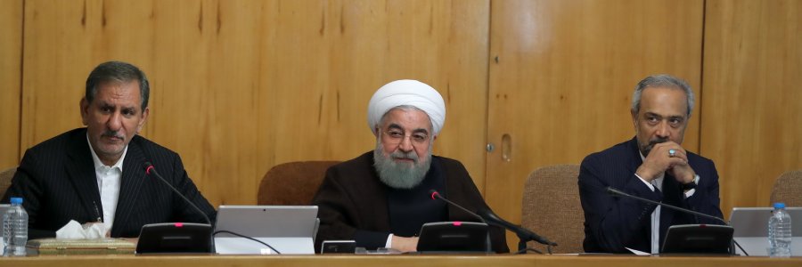 در جلسه هیات دولت :  خصومت آمریکا ناشی از الگو بودن، استقلال، تأثیرگذاری و ایستادگی ملت ایران است/ تکرار تحریم‌های گذشته هم تأثیرگذار نیست، مسیر خود را با استحکام ادامه می‌دهیم