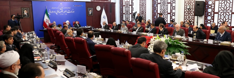 دیدار وزیر و معاونان وزارت امور اقتصادی و دارایی