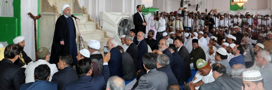 سخنرانی دکتر روحانی در نمازجمعه حیدر آباد هند