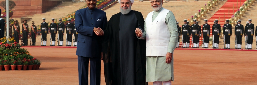 استقبال رسمی رئیس جمهور و نخست وزیر هند