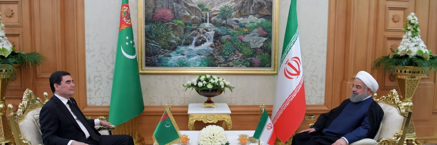 دکتر روحانی در دیدار بردی محمدف رییس جمهوری ترکمنستان