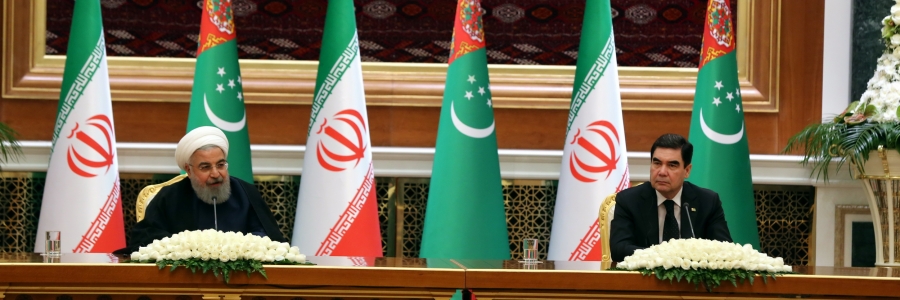 رئیس جمهور در پایان مراسم امضای 13 سند همکاری میان تهران – عشق آباد