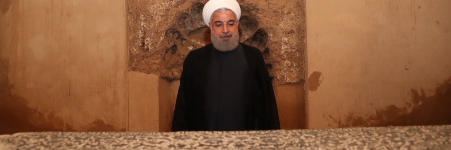 بازدید دکتر روحانی از شهر تاریخی مرو