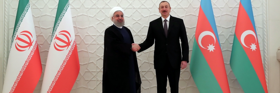 دکتر روحانی در دیدار الهام علی اف رییس جمهور آذربایجان
