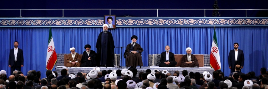 دکتر روحانی در دیدار مسئولان نظام، سفیران کشورهای اسلامی و اقشار مختلف مردم با رهبر معظم انقلاب اسلامی