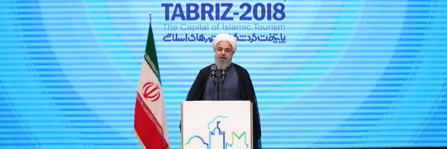 رئیس جمهور در مراسم جشن رویداد تبریز ۲۰۱۸

