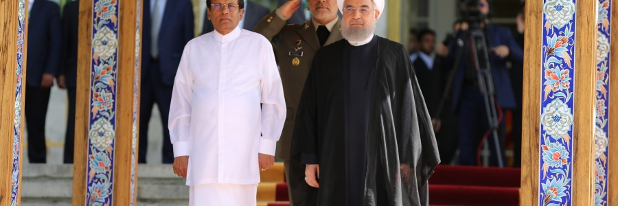 استقبال رسمی دکتر روحانی از رییس جمهور سریلانکا