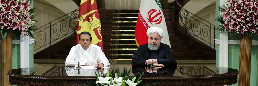 نشست خبری با رئیس جمهور سریلانکا
