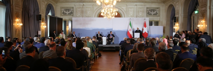 دیدار با تجار و فعالان اقتصادی ایران و سوئیس