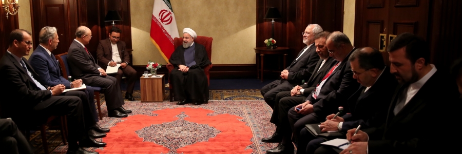 استمرار خطة العمل الشاملة المشترکة رهین بتعادل تعهدات الطرفین/علی الاطراف الاخری ان تعوض خروج الاتفاق النووی المبرم من التعادل/اذا لم نحصل علی حقوق شعبنا فی خطة العمل الشاملة المشترکة، سنتخذ قرارا جدیدا