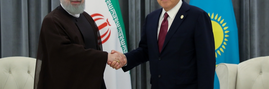 دکتر روحانی در دیدار با رئیس جمهور قزاقستان
