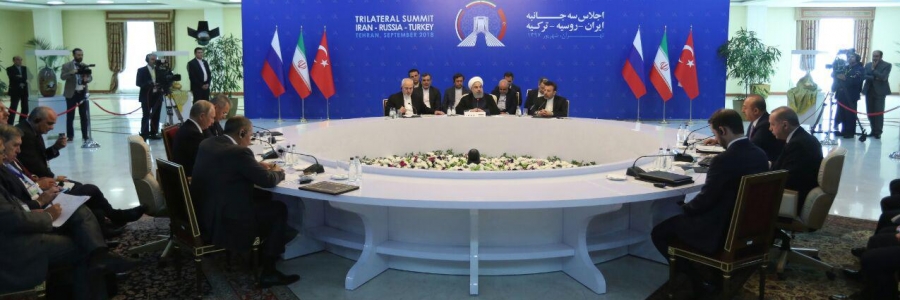 سخنرانی دکتر روحانی در اجلاس سه جانبه روسای جمهور ایران، روسیه و ترکیه