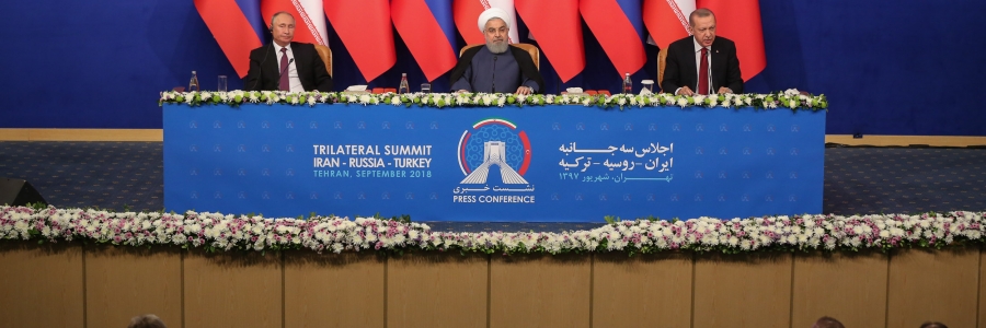 نشست خبری اجلاس سه جانبه ایران روسیه و ترکیه