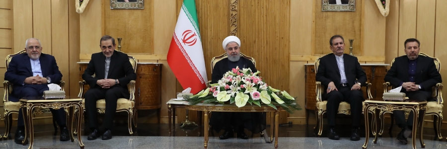 مصاحبه در فرودگاه مهرآباد پیش از ترک تهران به مقصد نیویورک به منظور شرکت در هفتاد و سومین مجمع عمومی سازمان ملل