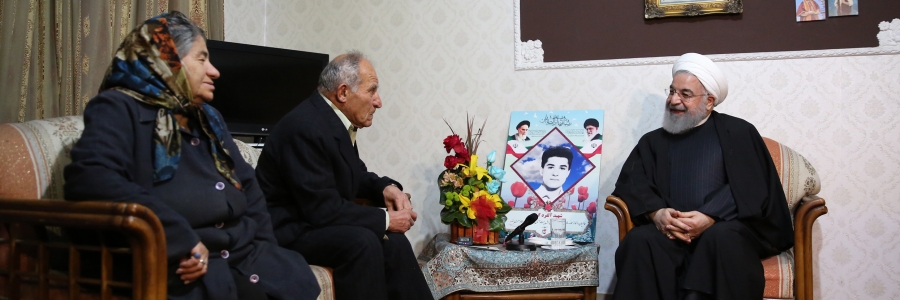 دیدار با خانواده شهید آلفرد گبری