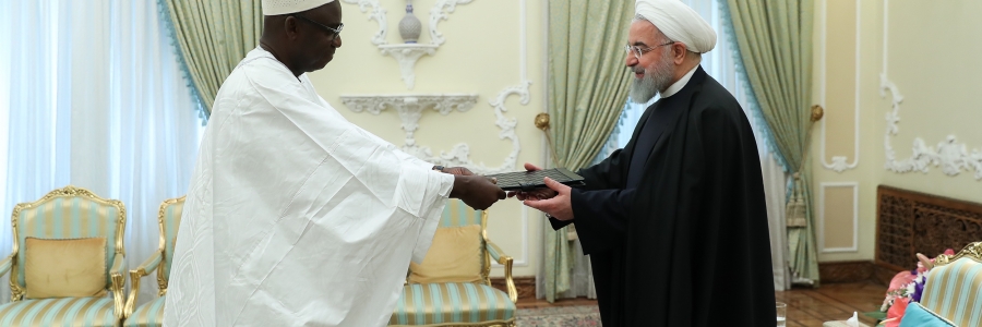 تقدیم استوارنامه سفیر مالی